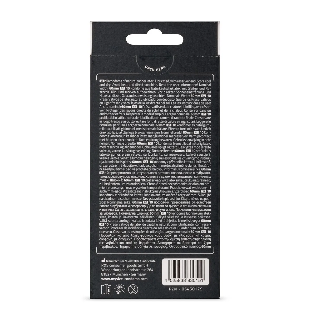 MY.SIZE Pro 60 Mm Condooms - 10 Stuks 4 MY.SIZE Pro 60 Mm Condooms - 10 Stuks - Afbeelding 2
