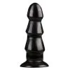 All Black Zwarte Anaal Dildo Met Ribbels -Cadeautips Verkoop 1625141782.AB40
