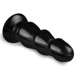 All Black Zwarte Anaal Dildo Met Ribbels -Cadeautips Verkoop 1625141783.AB40 3