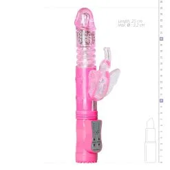 Easytoys Vibe Collection Stotende Butterfly Vibrator - Roze -Cadeautips Verkoop 1625141805.ET037PNK 5