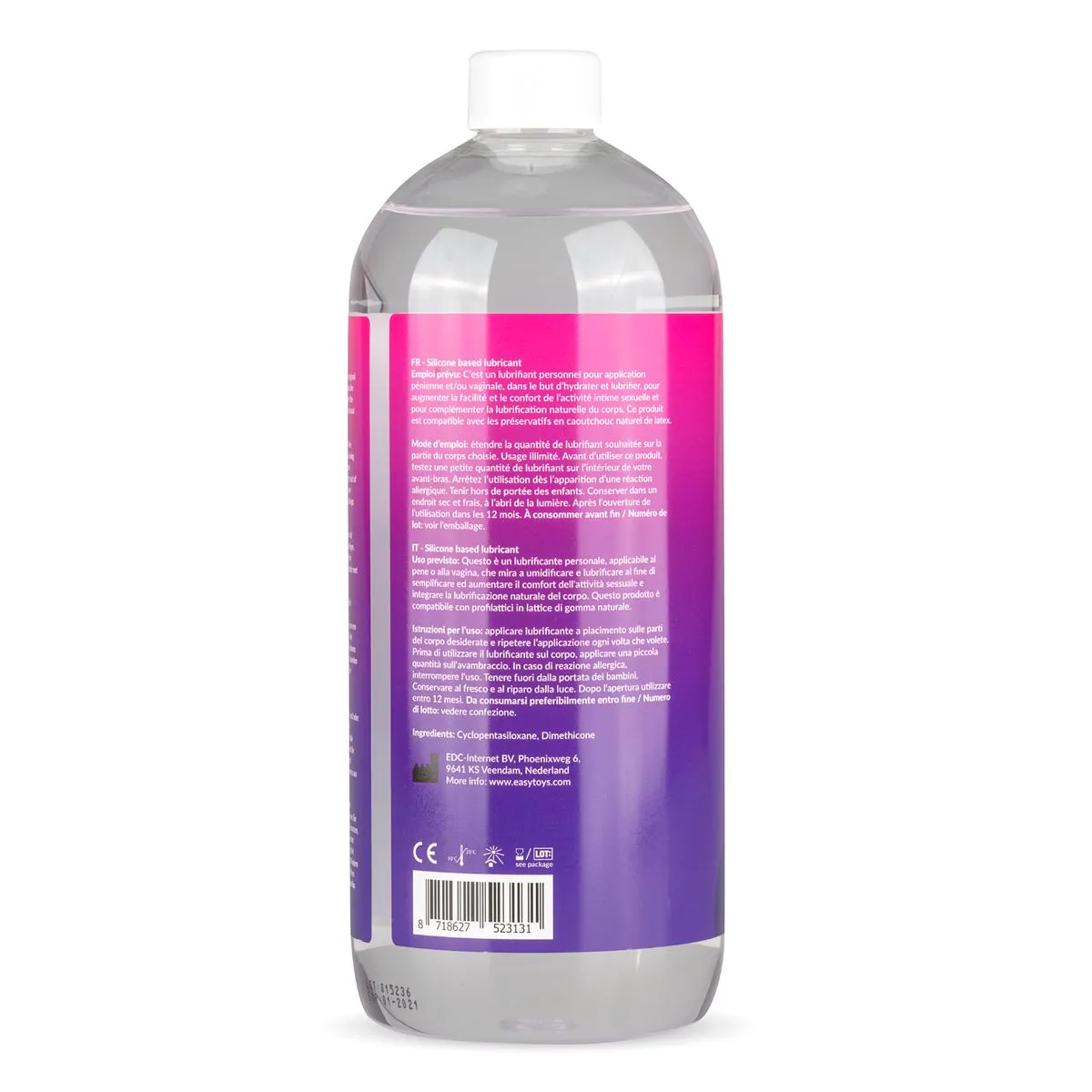 EasyGlide Siliconen Glijmiddel - 1000 Ml 5 EasyGlide Siliconen Glijmiddel - 1000 Ml - Afbeelding 3