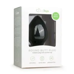 Anal Collection Zwarte Medium Siliconen Buttplug -Cadeautips Verkoop 1625142094.ET109BLK M 2