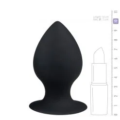 Anal Collection Zwarte Medium Siliconen Buttplug -Cadeautips Verkoop 1625142095.ET109BLK M 5