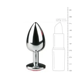 Anal Collection Buttplug Met Kristal - Zilver/Roze 8 Anal Collection Buttplug Met Kristal - Zilver/Roze -Cadeautips Verkoop 1625142341.ET124PNK 4