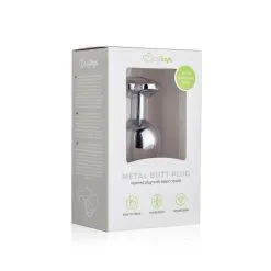 Anal Collection Zilveren Buttplug Met Helder Hartje -Cadeautips Verkoop 1625142354.ET128CLR 6