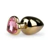 Anal Collection Grote Buttplug Met Hart - Goud/Roze -Cadeautips Verkoop 1625142357.ET129PNK