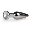 Anal Collection Zilveren Smalle Buttplug Met Diamant -Cadeautips Verkoop 1625142362.ET145CLR