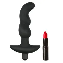 Anal Collection Zwarte Siliconen Prostaat Vibrator -Cadeautips Verkoop 1625142703.ET189BLK 5