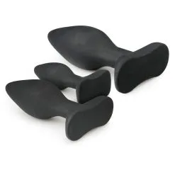 Anal Collection Siliconen Buttplugsetje - Zwart -Cadeautips Verkoop 1625142710.ET196BLK 4