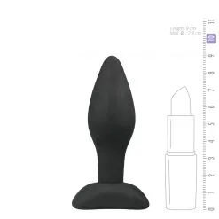 Anal Collection Kleine Zwarte Siliconen Buttplug -Cadeautips Verkoop 1625142713.ET197BLK 5