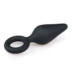 Anal Collection Zwarte Medium Buttplug Met Trekring -Cadeautips Verkoop 1625142735.ET215BLK 4