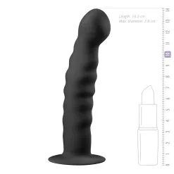 Anal Collection Siliconen Dildo Met Zuignap - Zwart -Cadeautips Verkoop 1625142751.ET200BLK 2