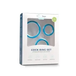 Easytoys Men Only Cockring Set - Drie Maten - Blauw -Cadeautips Verkoop 1625142931.ET229BLU 2