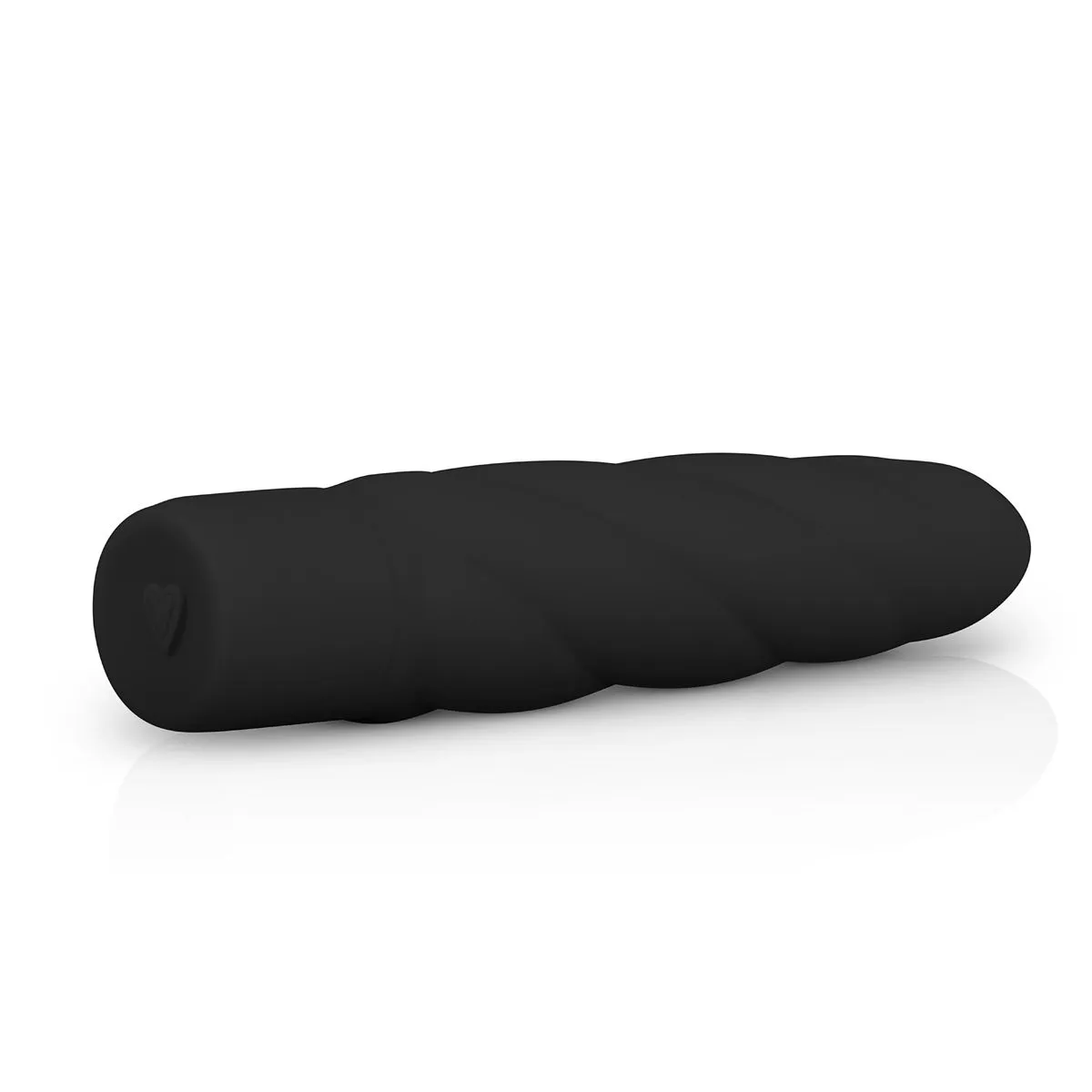 Easytoys Vibe Collection Zwarte Gedraaide Siliconen Vibrator 4 Easytoys Vibe Collection Zwarte Gedraaide Siliconen Vibrator - Afbeelding 2