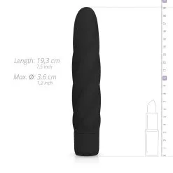 Easytoys Vibe Collection Zwarte Gedraaide Siliconen Vibrator 15 Easytoys Vibe Collection Zwarte Gedraaide Siliconen Vibrator -Cadeautips Verkoop 1625142945.ET179BLK 6