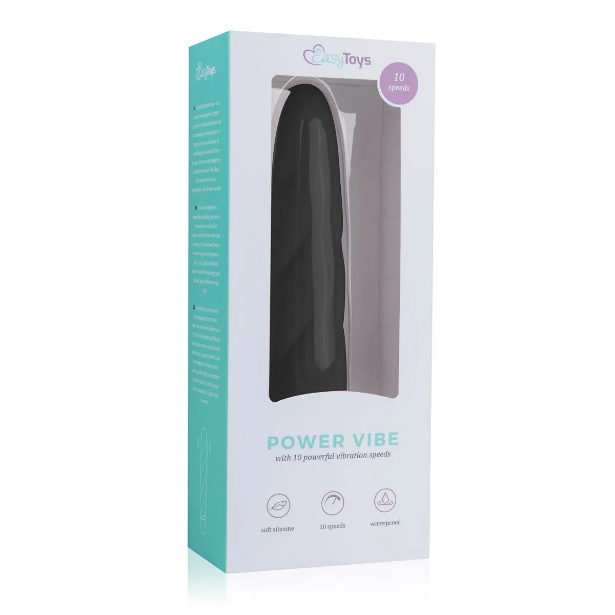 Easytoys Vibe Collection Zwarte Gedraaide Siliconen Vibrator 9 Easytoys Vibe Collection Zwarte Gedraaide Siliconen Vibrator - Afbeelding 7