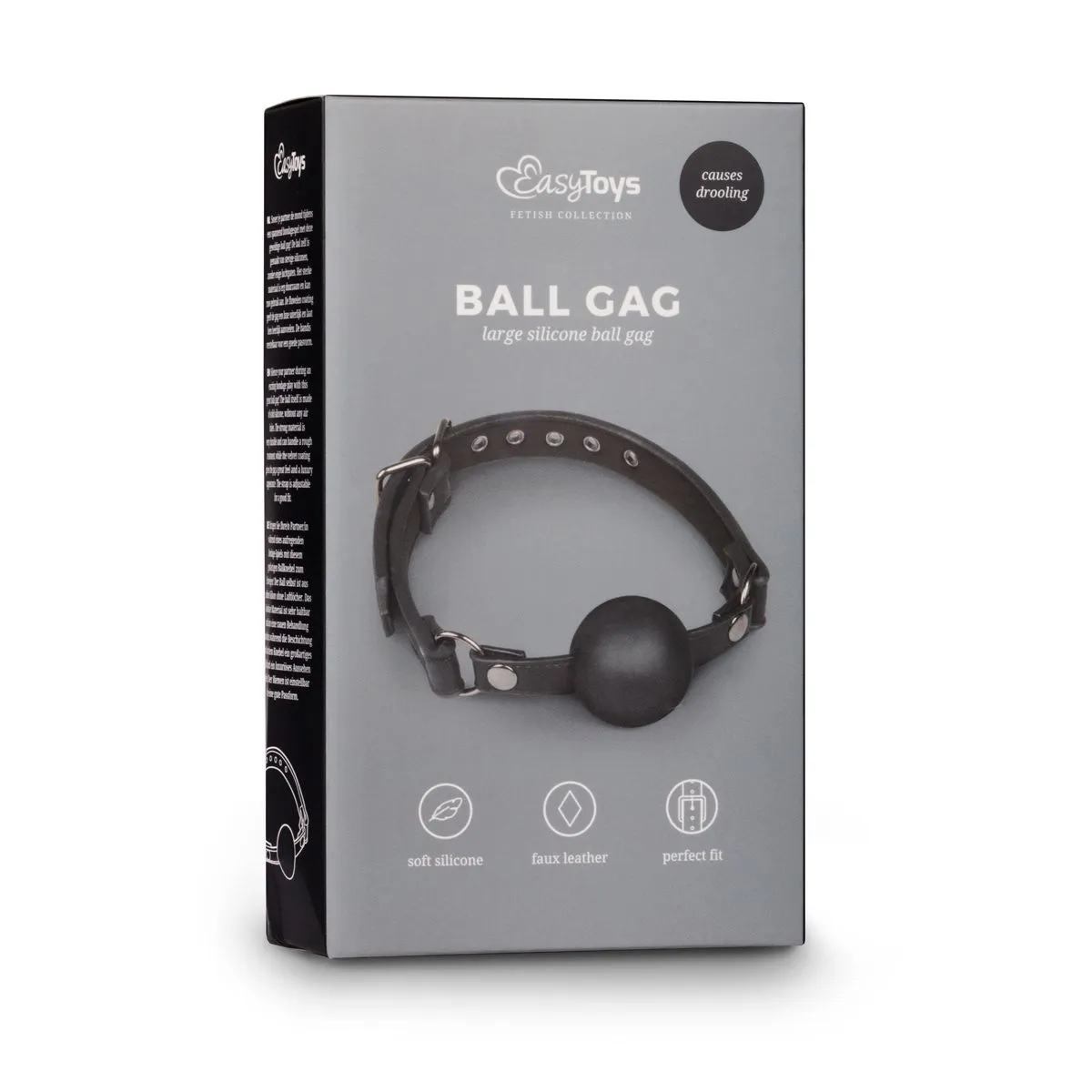 Easytoys Fetish Collection Ball Gag Met Grote Siliconen Bal 4 Easytoys Fetish Collection Ball Gag Met Grote Siliconen Bal - Afbeelding 2