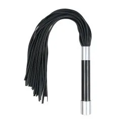 Easytoys Fetish Collection Zwarte Lange Flogger Met Handvat
