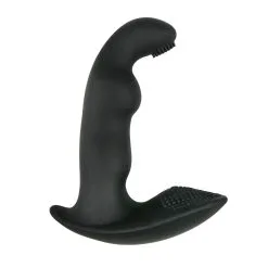 Easytoys Men Only Dynamic Duke Geribbelde Prostaat Vibrator - Zwart