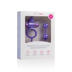 Easytoys Men Only Triple Pleasure Koppelspeeltje - Paars -Cadeautips Verkoop 1625143310.ET345PUR 5