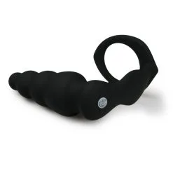 Easytoys Men Only Cockring Met Geribbelde Buttplug -Cadeautips Verkoop 1625144130.ET432BLK 3