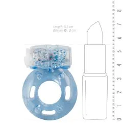 EasyToys Online Only Vibrerende Cockring Met Genopte Clitorisstimulator -Cadeautips Verkoop 1625144145.ET438BLU 4