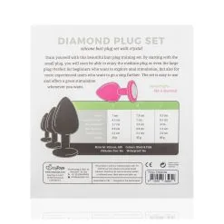 Anal Collection Siliconen Buttplug Met Diamant - Roze -Cadeautips Verkoop 1625145392.ET603PNK 8
