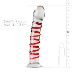 Gildo Glazen Dildo No. 15 -Cadeautips Verkoop 1625145634.GIL535RED 4