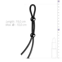 EasyToys Online Only Dubbele Verstelbare Cockring -Cadeautips Verkoop 1625145650.ET546BLK 3