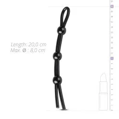 EasyToys Online Only Driedubbele Verstelbare Cockring -Cadeautips Verkoop 1625145652.ET547BLK 3