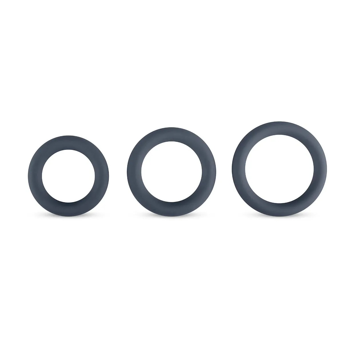 Boners 3-Delige Cockringen Set - Grijs 5 Boners 3-Delige Cockringen Set - Grijs - Afbeelding 3