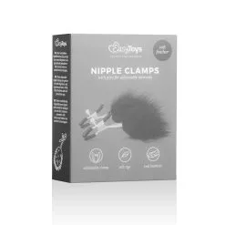 Easytoys Fetish Collection Verstelbare Tepelklemmen Met Veren -Cadeautips Verkoop 1625145826.ET622SIL 4