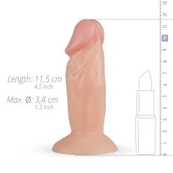 Real Fantasy Archi Realistische Dildo Met Zuignap - 10 Cm -Cadeautips Verkoop 1625146568.RF001SKN 5