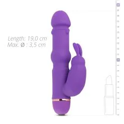 Teazers Siliconen Rabbit Vibrator - Paars -Cadeautips Verkoop 1625146673.TEA005 5