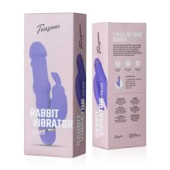 Teazers Siliconen Rabbit Vibrator - Paars -Cadeautips Verkoop 1625146673.TEA005 6