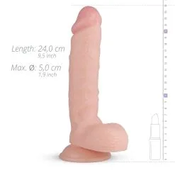 Real Fantasy Glynn Realistische Dildo Met Balzak -18 Cm -Cadeautips Verkoop 1625147459.RF012SKN 5