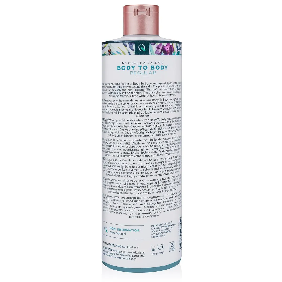 Exotiq Massage Exotiq Body To Body Oil - 500 Ml 5 Exotiq Massage Exotiq Body To Body Oil - 500 Ml - Afbeelding 3