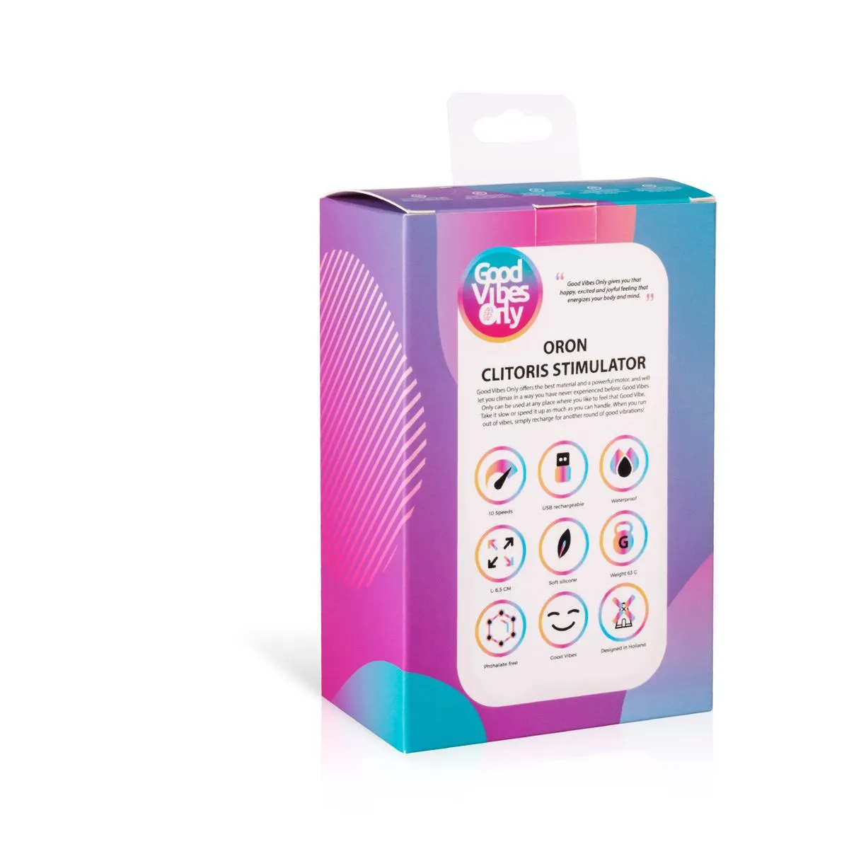 Good Vibes Only Oron Clitoris Stimulator 8 Good Vibes Only Oron Clitoris Stimulator - Afbeelding 6