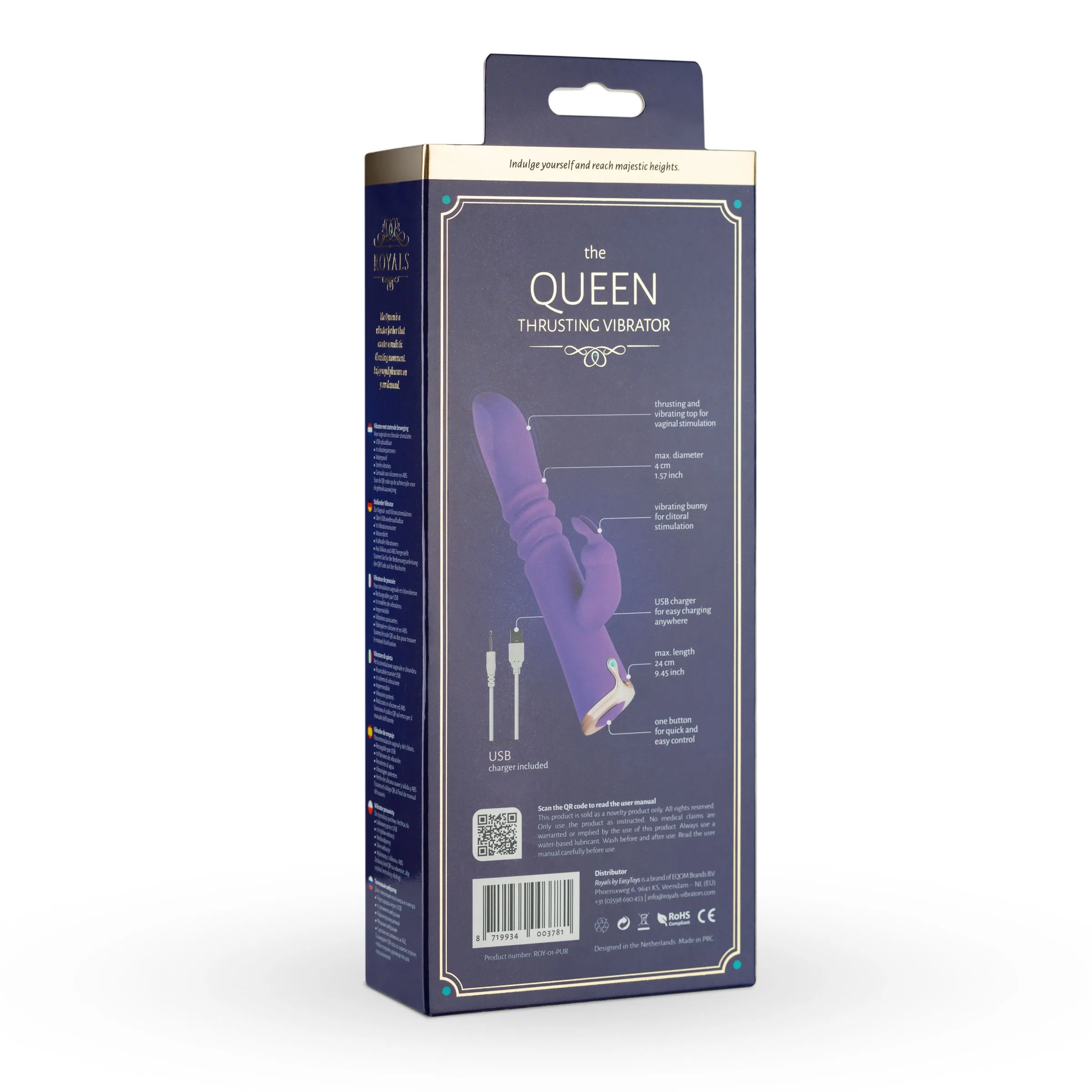 Royals - The Queen Rabbit Vibrator 11 Royals - The Queen Rabbit Vibrator - Afbeelding 9