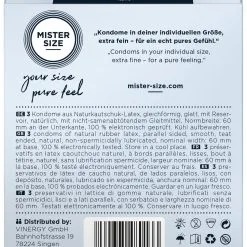 Mister Size MISTER.SIZE 60 Mm Condooms 3 Stuks -Cadeautips Verkoop 1625159416.MS6003 3