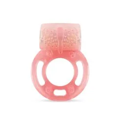 Easytoys Vibrerende Cockring Met Genopte Clitorisstimulator - Roze