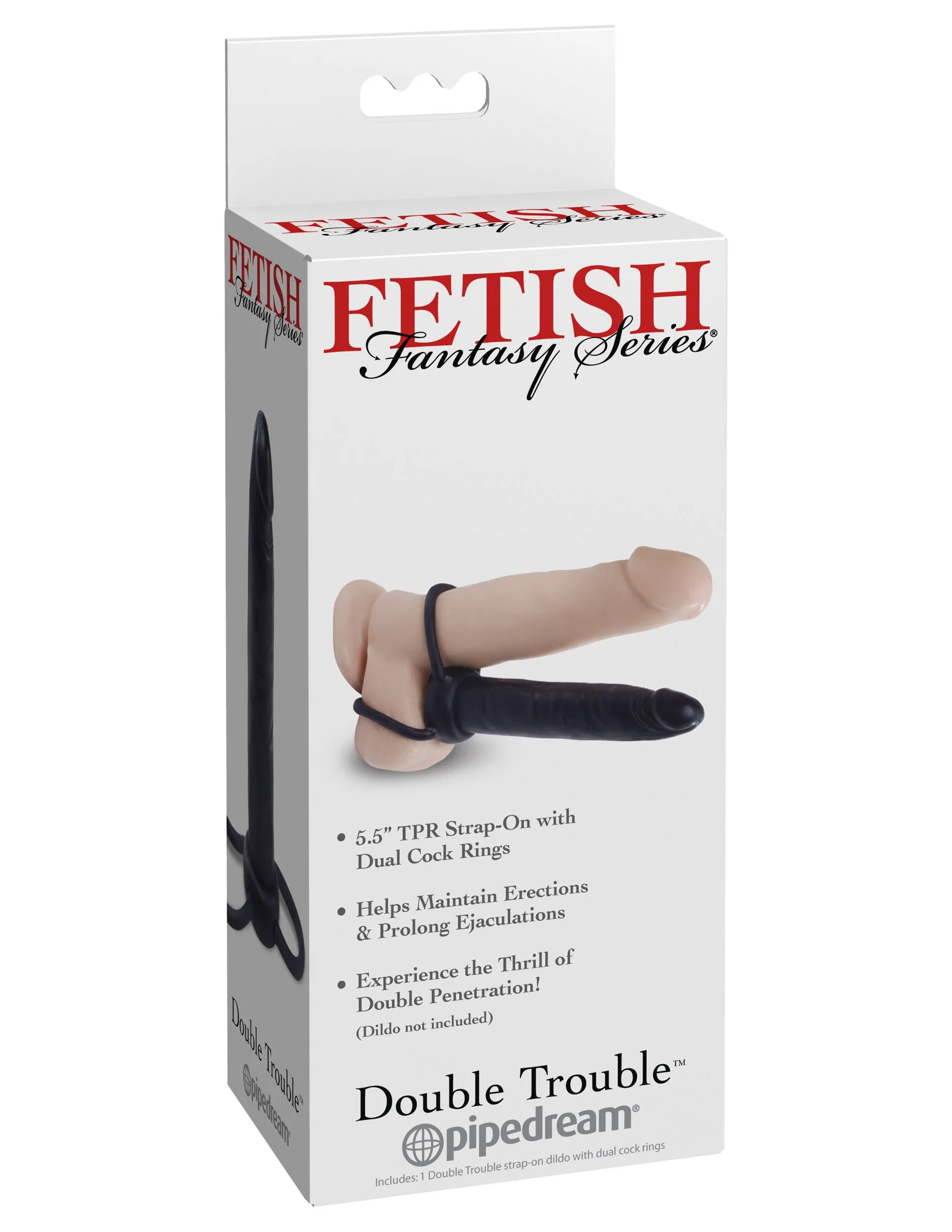Fetish Fantasy Series Double Trouble Strap-On Dildo Met Ringen 6 Fetish Fantasy Series Double Trouble Strap-On Dildo Met Ringen - Afbeelding 4