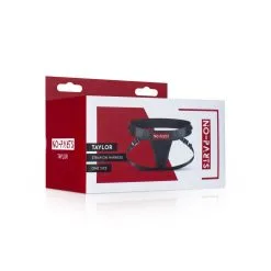 No-Parts - Taylor Adjustable Strap On Harnas Met Dubbele O-Ring -Cadeautips Verkoop 1641496096.NP 02 BLK 5