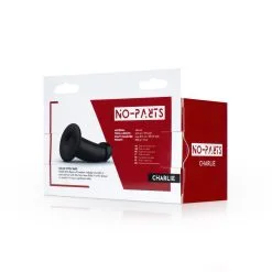 No-Parts - Charlie Dildo 14.5 Cm - Zwart -Cadeautips Verkoop 1641496315.NP 10 BLK 4