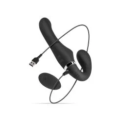 No-Parts - Avery Strapless Strapon Vibrerende Dildo 22 Cm - Zwart -Cadeautips Verkoop 1643352792.NP 05 BLK 12