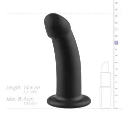 No-Parts - Charlie Dildo 14.5 Cm - Zwart -Cadeautips Verkoop 1643353886.NP 10 BLK 10