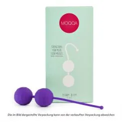 MOQQA Pearl Heavy Vaginaballetjes - Raspberry