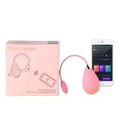 Magic Motion Magic Sundae App Controlled Vibratie Eitje - Roze -Cadeautips Verkoop 1657106897.e32816