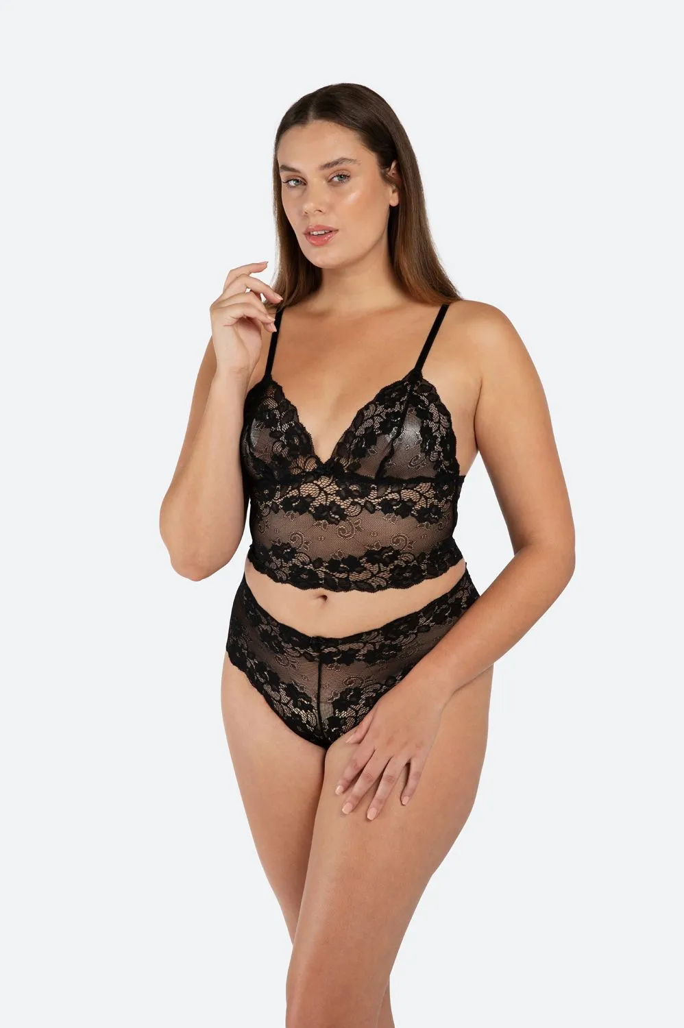 Christine Le Duc Valerie Bralette Setje - Zwart 8 Christine Le Duc Valerie Bralette Setje - Zwart - Afbeelding 6