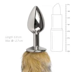 Easytoys Fetish Collection Kleine Zilverkleurige Buttplug Met Lichtbruine Vossenstaart 9 Easytoys Fetish Collection Kleine Zilverkleurige Buttplug Met Lichtbruine Vossenstaart -Cadeautips Verkoop 1671195496.et155sil 7